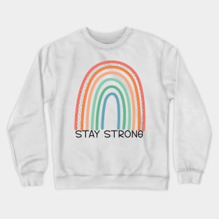 Boho rainbow Crewneck Sweatshirt